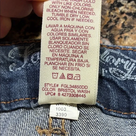 Faded Glory Dark Blue Skinny Jeans, size 6P - Picture 6 of 8